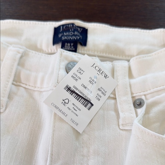 J. Crew Tall 9" mid-rise skinny jean in signature stretch Size 28 Tall - Picture 8 of 13